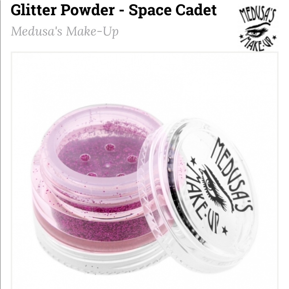 🌟HPx2🌟❇️🧚‍♀️SPACE CADET Glitter Pot By Medusa Makeup NWT - Picture 5 of 8